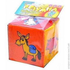 Розумна Іграшка Кубик-погремушка «Животные»