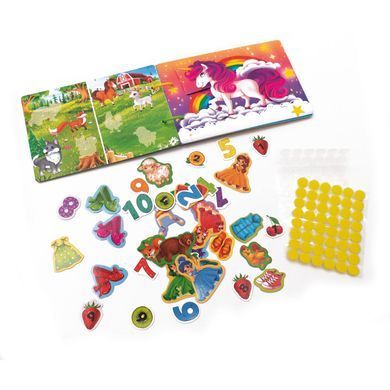 Гра розвиваюча Vladi Toys з липучками. "Бізі бук. Для дівчат"