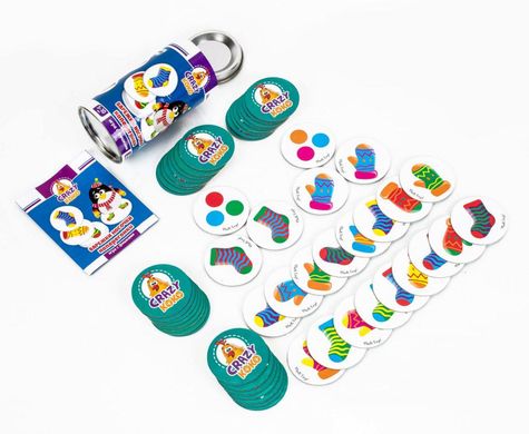 Crazy KOKO Гра з фішками «Рукавиці-шкарпетки наввипередки»