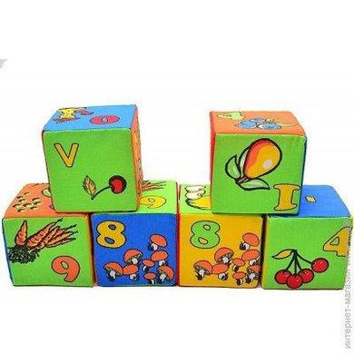 Розвиваюча Іграшка Розумна Іграшка М'які кубики «Цифри», 6 штук