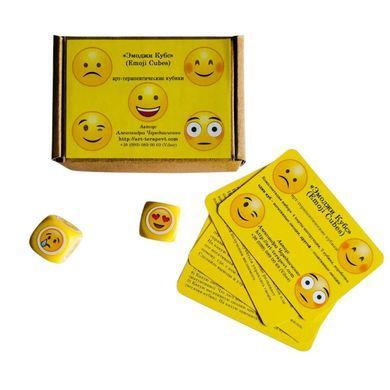 "Эмоджи Кубс (Emoji Cubes)" арт-терапевтичні кубики (Чередніченко Олександра)